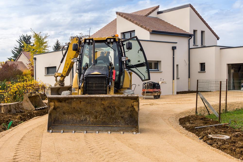 travaux de terrassement par Mickaël Gardas